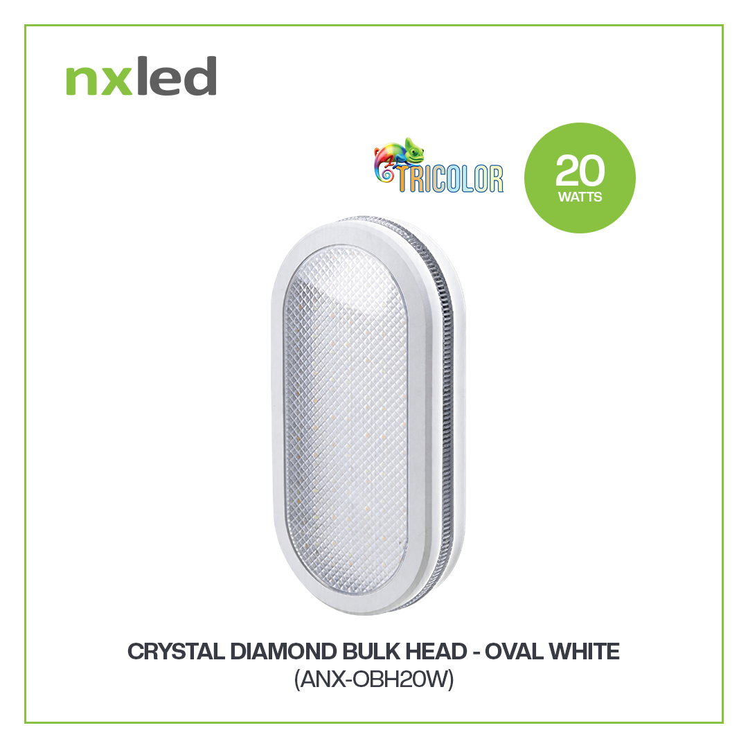 Nxled Tricolor Crystal Diamond Bulkhead (ANX-OBH20W/ANX-OBH20B)
