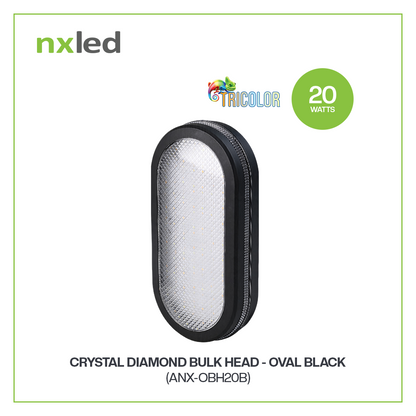 Nxled Tricolor Crystal Diamond Bulkhead (ANX-OBH20W/ANX-OBH20B)