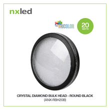 Nxled Tricolor Crystal Diamond Bulk Head (ANX-RBH20W/ANX-RBH20B)