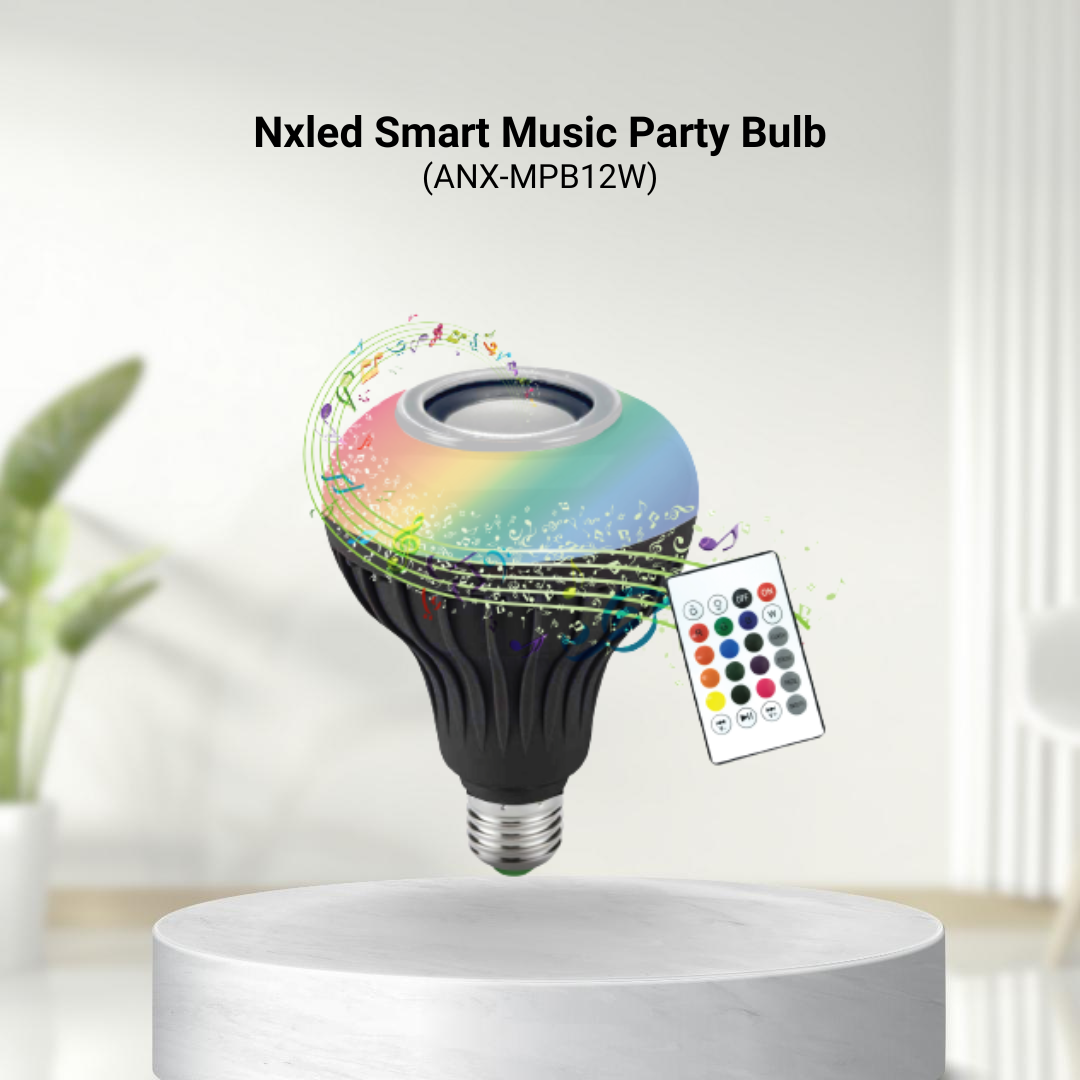 BUY 1 TAKE 1 Nxled Smart Music Party Bulb RGB (ANX-MPB12W x B1T1)
