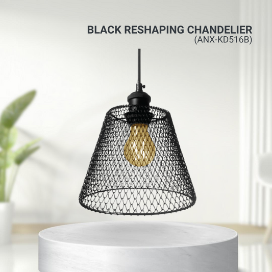 Nxled Black Reshaping Chandelier- Iron (ANX-KD516B)