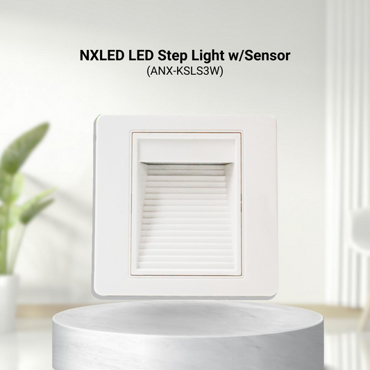 NXLED LED Step Light w/Sensor (ANX-KSLS3W)