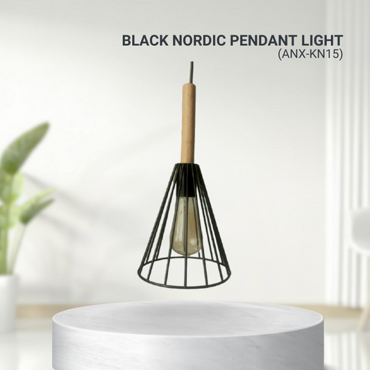 Nxled Chandelier Black Nordic Pendant Light (ANX-KN15)