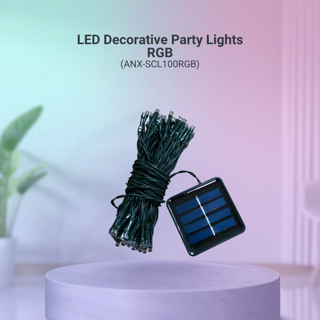 Nxled Solar Decorative Party Lights (ANX-SCL100RGB)
