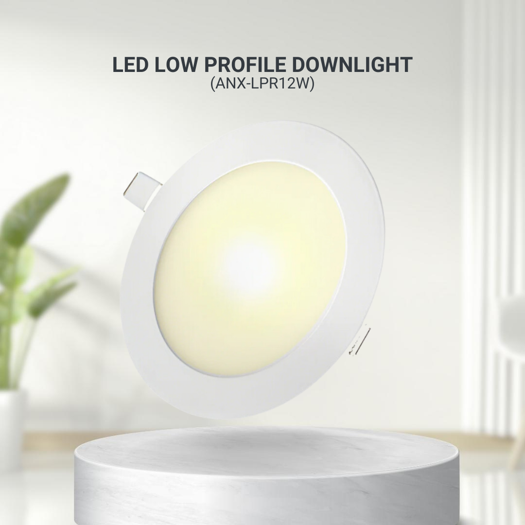 Nxled 12WLED Low Profile Downlight Daylight (ANX-LPR12W)