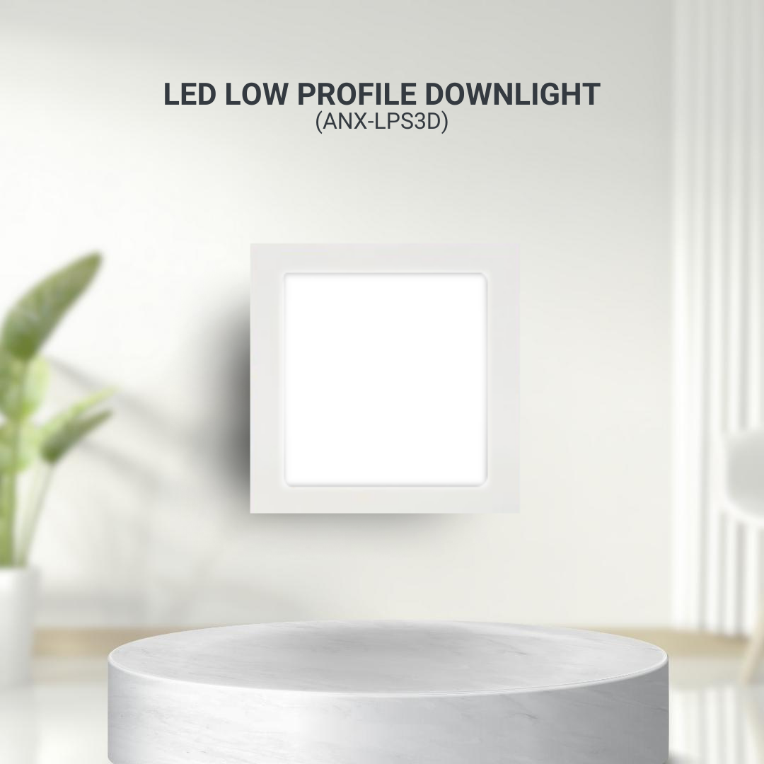 Nxled  3W LED Low Profile Downlight Daylight (ANX-LPS3D)