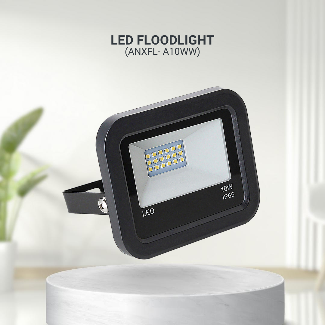 Nxled 10W LED Floodlight Warm White (ANXFL-A10WW)