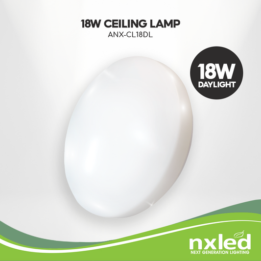 NxLedNxled LED Ceiling Lamp (ANX-CL18DL)
Key Features:
Nxled LED Ceiling Lamp (ANX-CL18DL)


18W, 6500K, Daylight, 1620 lumens
325x95mm, 25,000HRS
220-240VAC 50/60Hz
Ceiling LampsNXLED