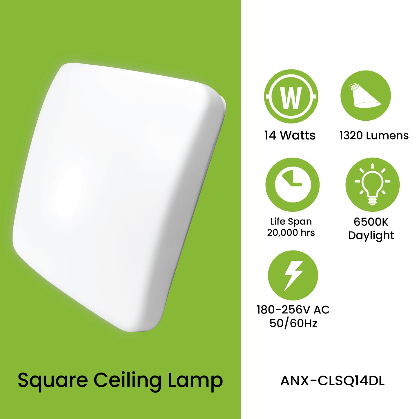 Nxled LED Ceiling Lamp (ANX-CLSQ14DL)