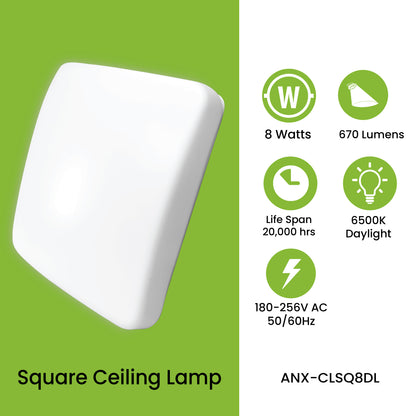 Nxled LED Ceiling Lamp (ANX-CLSQ8DL)