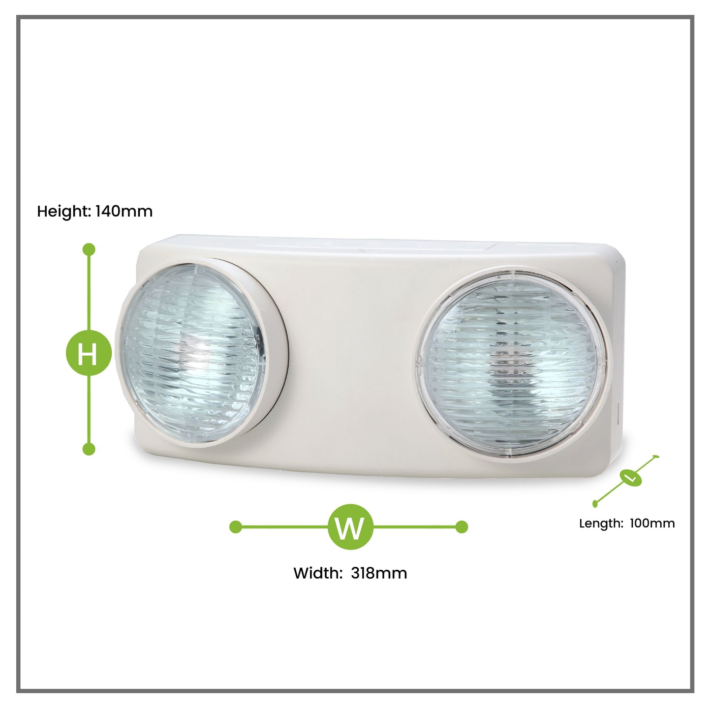 Nxled 4W  Emergency Light (ANXCS503) + FREE Nxled 7W Solar Emergency Bulb - Daylight (ANX-SEMB7W)