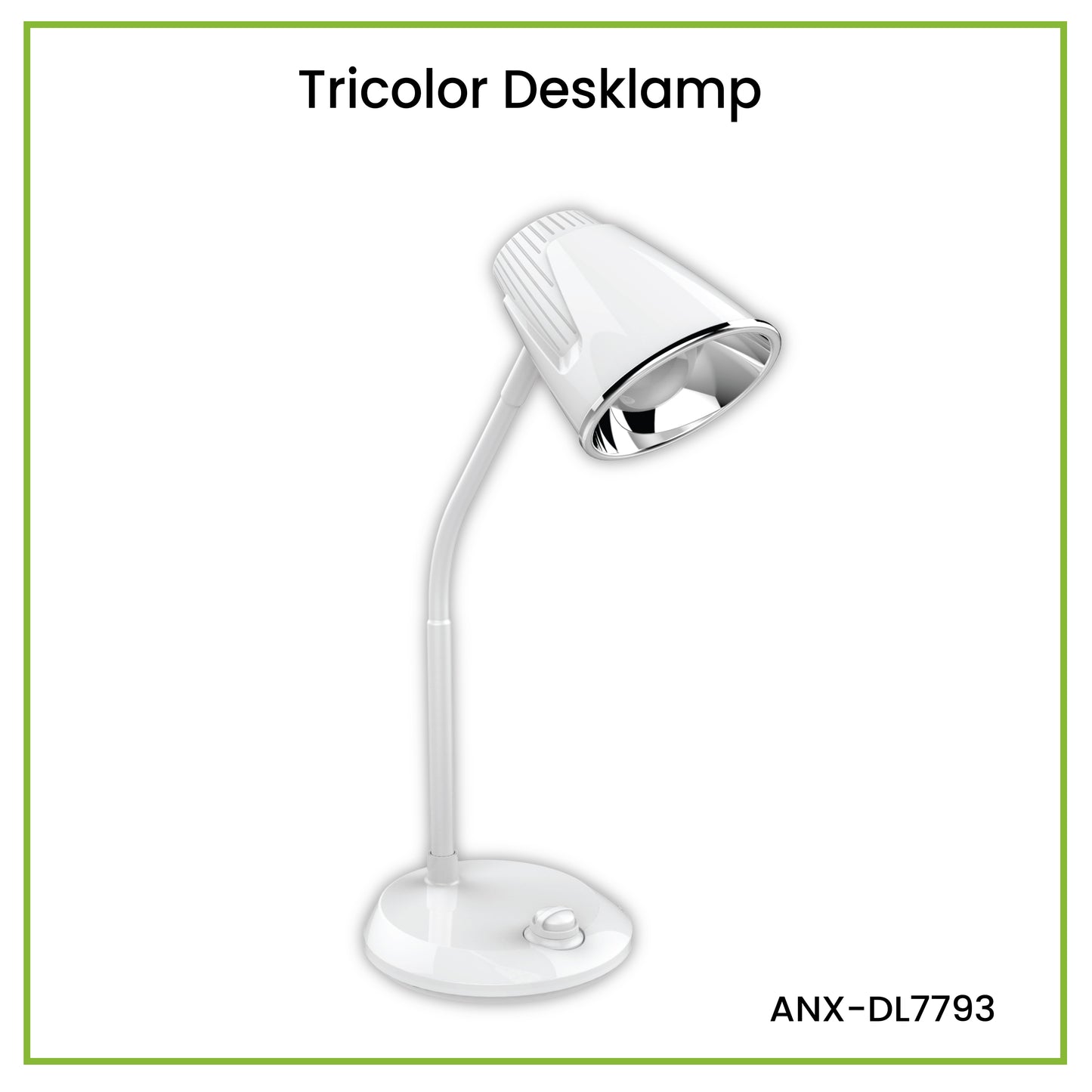 CLEARANCE SALE: Nxled 4W Tri-Color Desk Lamp (ANX-DL7793)