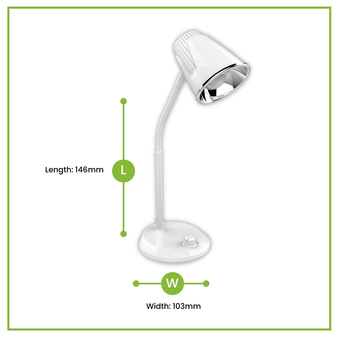 CLEARANCE SALE: Nxled 4W Tri-Color Desk Lamp (ANX-DL7793)