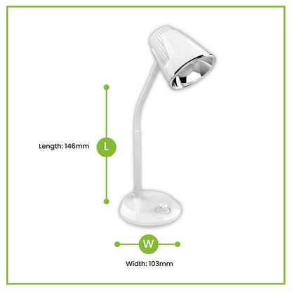CLEARANCE SALE: Nxled 4W Tri-Color Desk Lamp (ANX-DL7793)