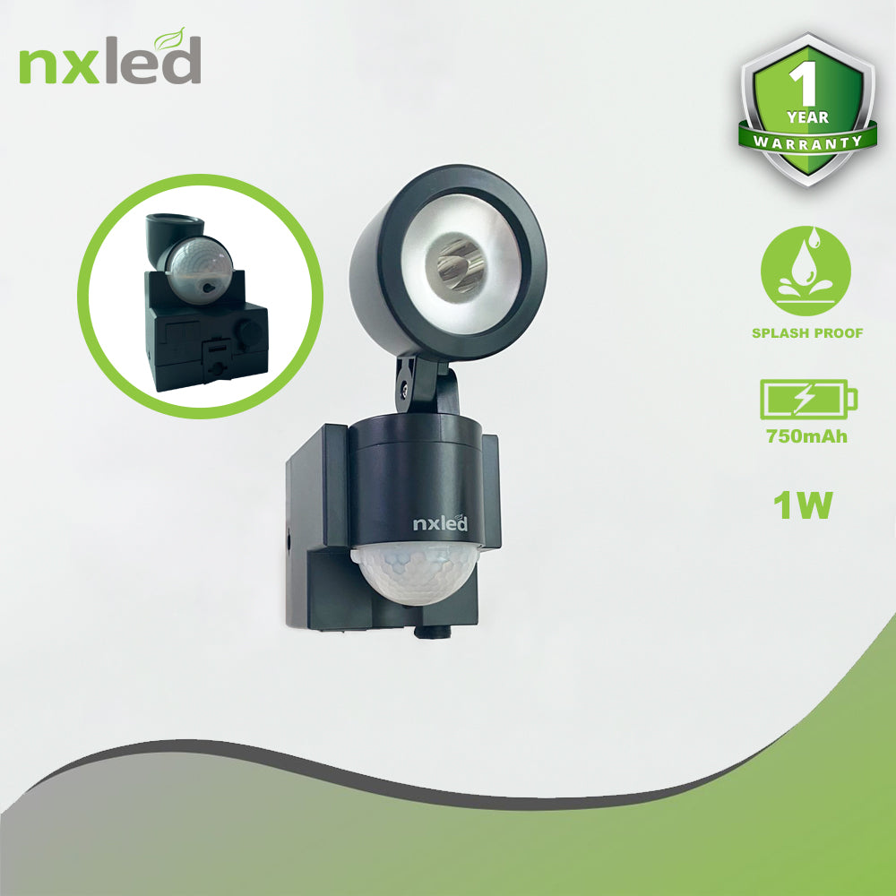 Nxled 1W Solar Security Light (ANX-EL101SL)