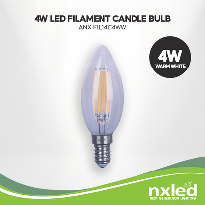 CLEARANCE SALE: 6PCS FOR P100 Nxled Filament Bulb (ANX-FIL14C4WW)