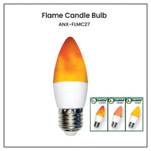 NxLed Flame Bulb - Warm White  2W (ANX-FLMC27)