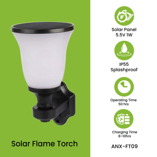 Nxled Solar Flame Torch - Warm White (ANX-FT09)
