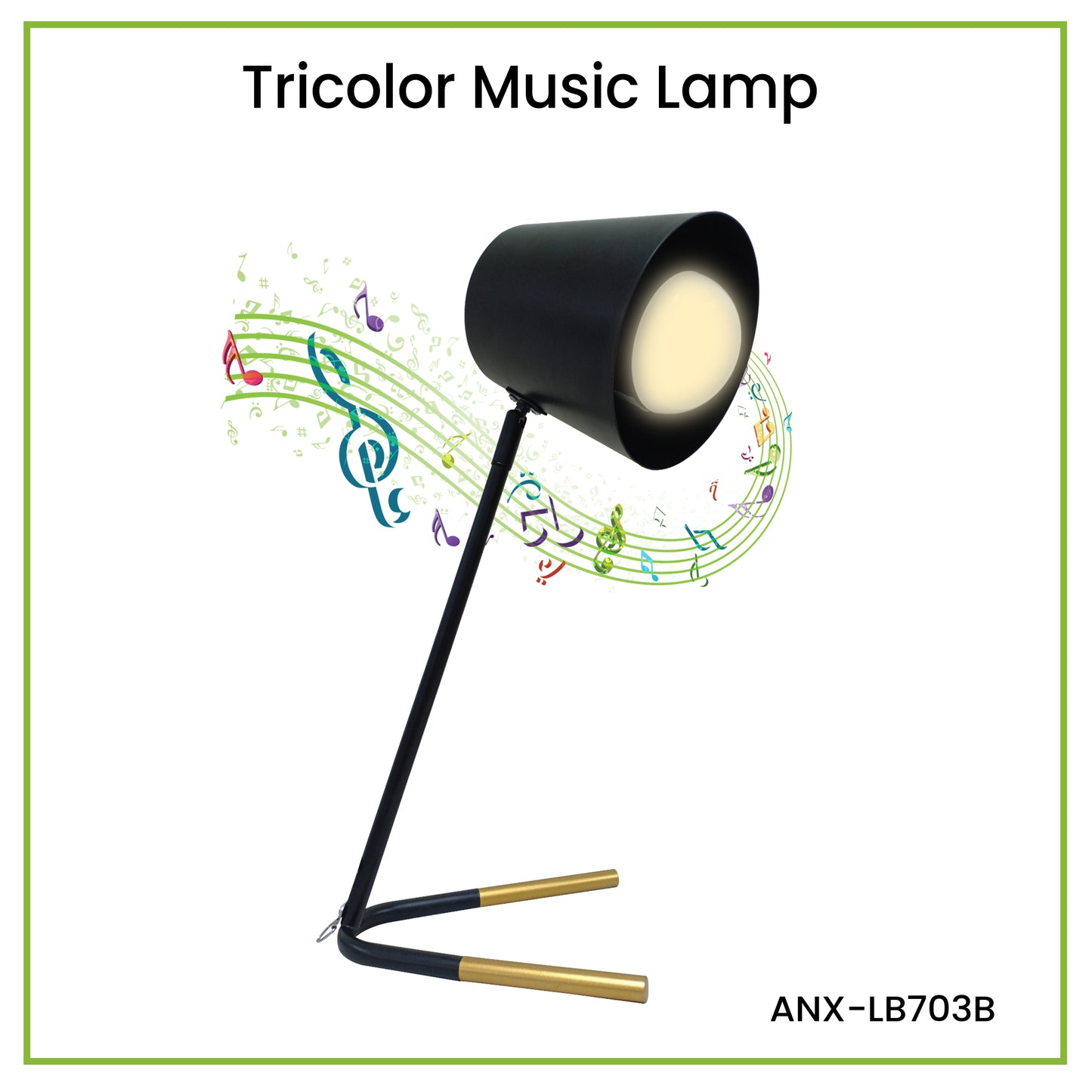 NxLed Tricolor Music Lamp (ANX-LB703B)