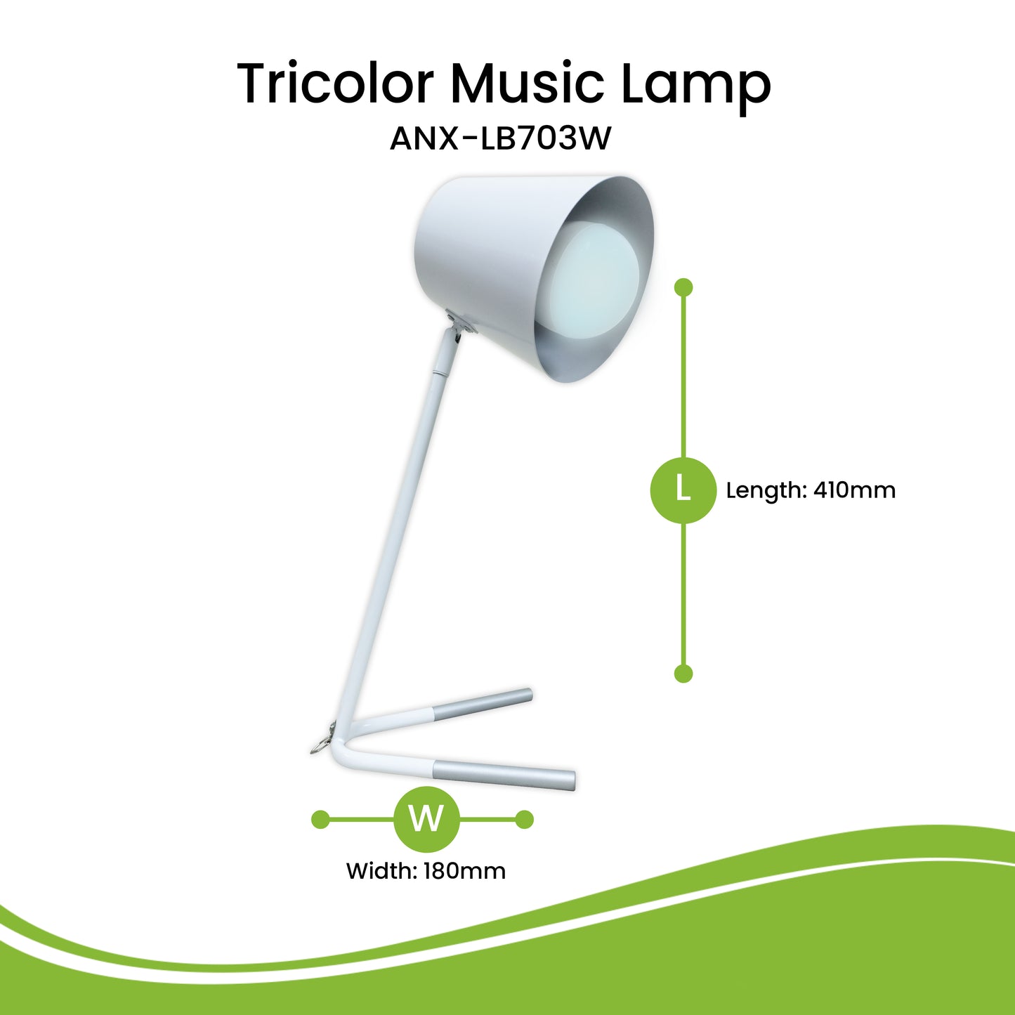 NxLed Tricolor Music Lamp (ANX-LB703W)