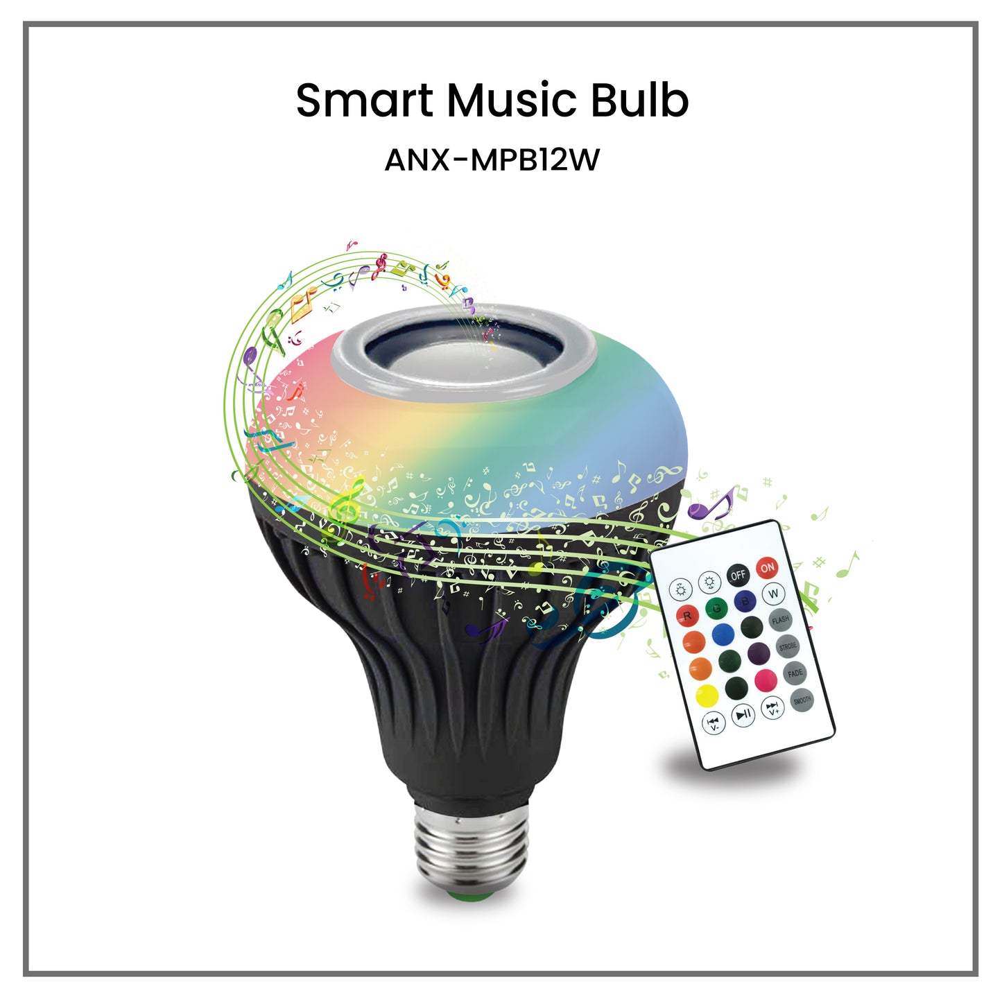 BUY 1 TAKE 1 Nxled Smart Music Party Bulb RGB (ANX-MPB12W x B1T1)