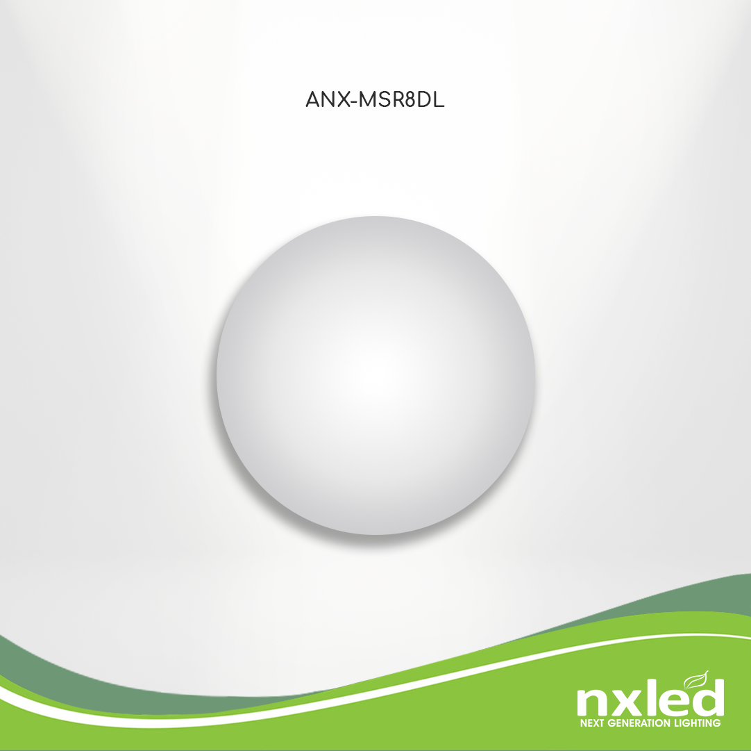 NXLED Round Ceiling Lamps with Microwave Sensor 8W (ANX-MSR8DL)