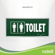 CLEARANCE SALE: NxLed Double-Face Toilet Sign (ANX-NST-TL2)