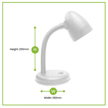 CLEARANCE SALE: NxLed Desk Lamp Fixture With Tri-Color Bulb (ANX-O401W)