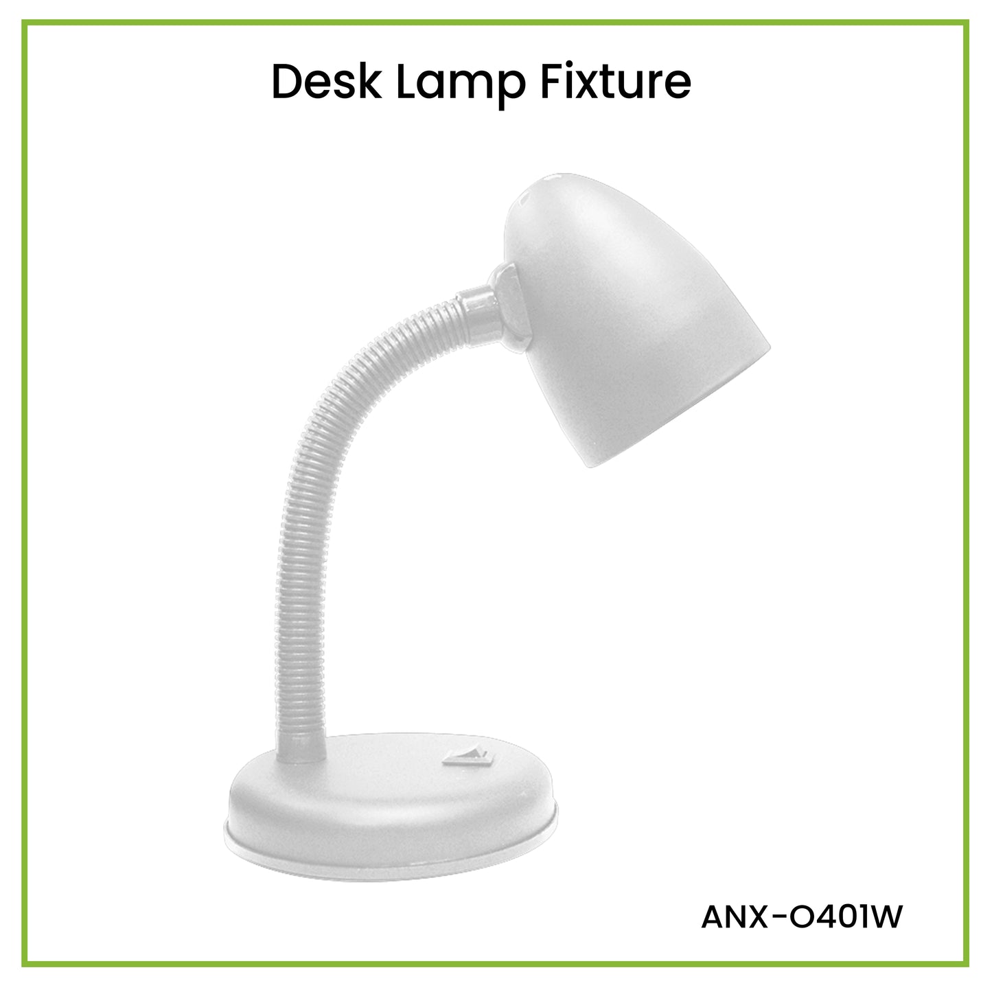 Nxled Desk Lamp Fixture With Tri-Color Bulb (ANX-O401W)
