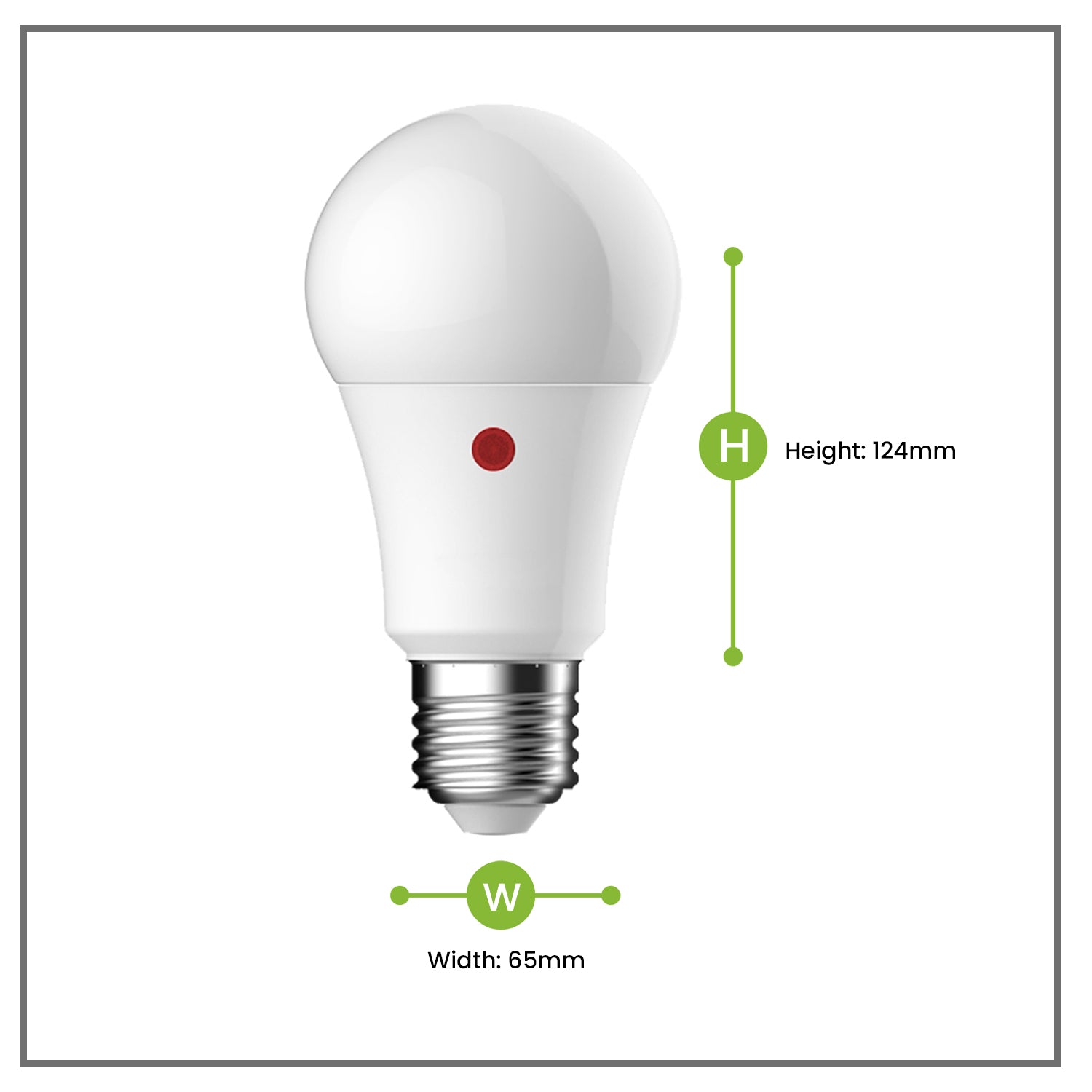 NxLedNxled 11W Photo Sensor Bulb - Warmwhite (ANX-PS11WW)
Key Features:
Nxled 11W Photo Sensor Bulb - Warmwhite (ANX-PS11WW) 


11W,
3000K, 
Warm Light
800 lumens
65x124mm
E27,
15,000HRS
220-240VAC 50/60Hz
BulbsNXLED