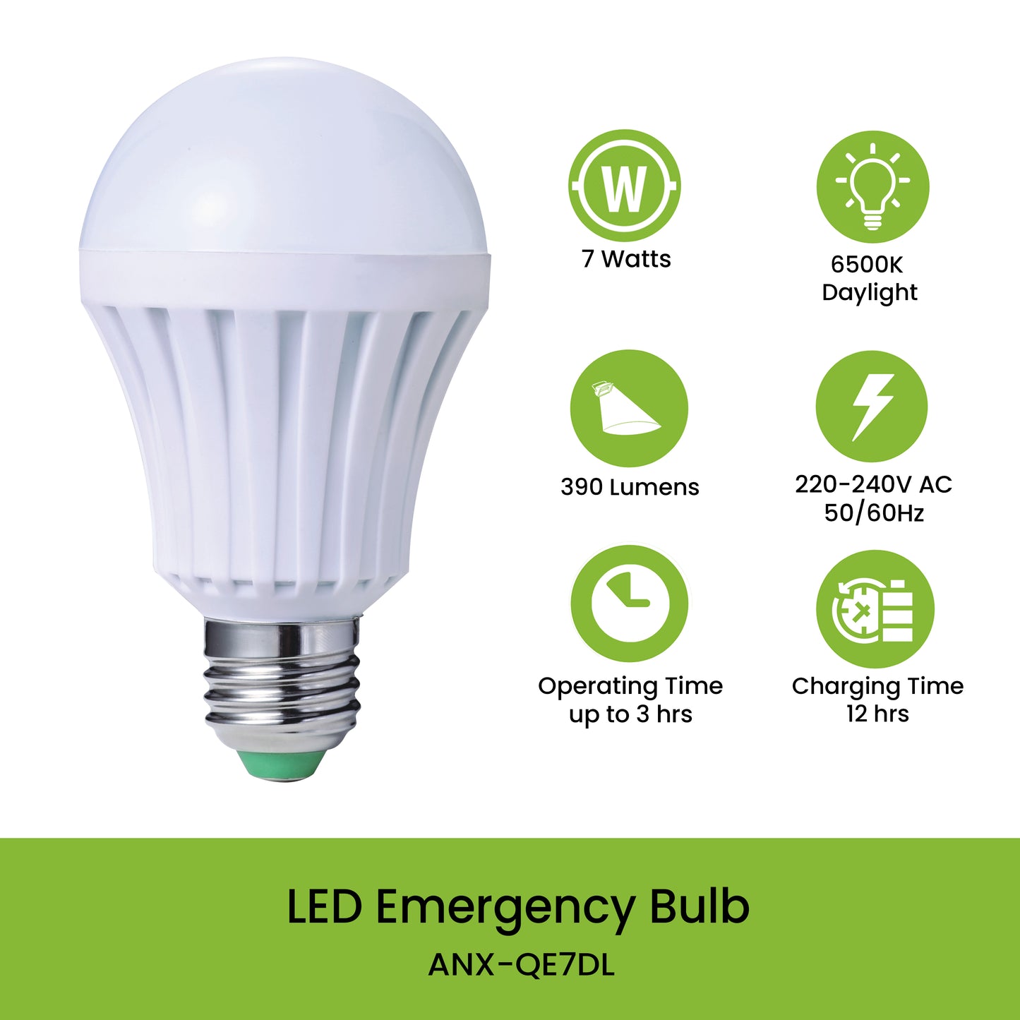 Nxled Emergency Bulb Quick-E (ANX-QE7DL)