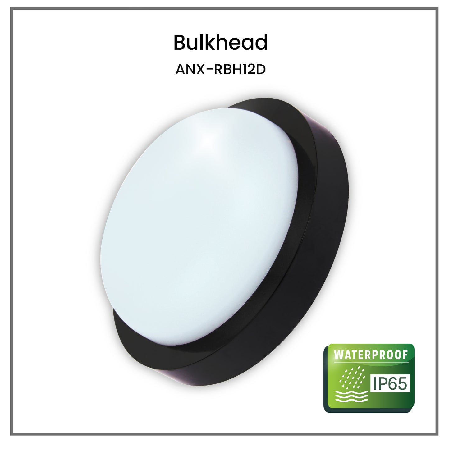 Nxled LED Bulkhead 12 Watts Daylight (ANX-RBH12D)