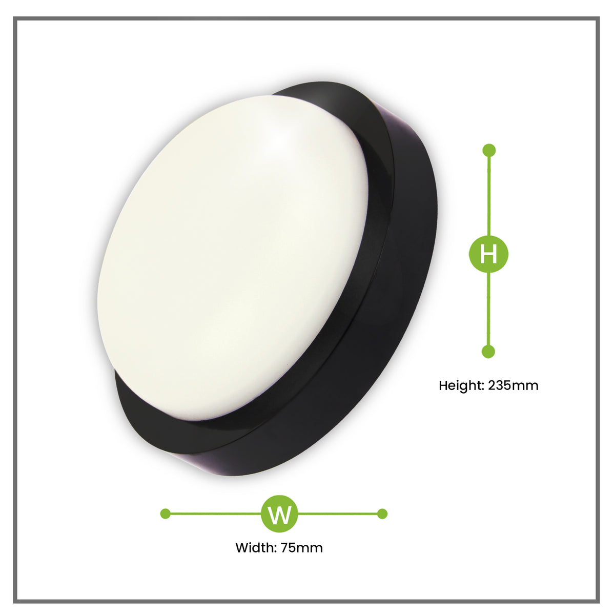 Nxled TRIO LED Bulkhead (ANX-RBH18W/ ANX-RBH18D)