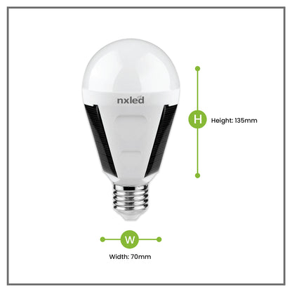 Nxled 7W Solar Emergency Bulb - Daylight (ANX-SEMB7W)