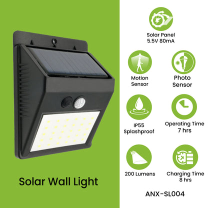 Buy 1 Take 1 Nxled Solar Wall Light - Daylight (ANX-SL004)