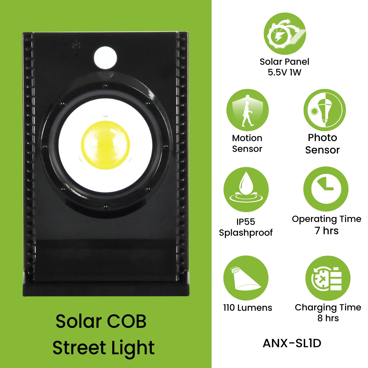 Nxled Solar Street Light (ANX-SL1D)