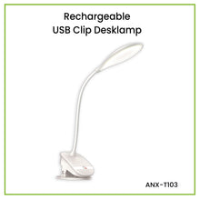 NxLed Rechargeable USB Clip Desk Lamp Daylight 4W (ANX-T103)