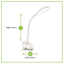 NxLed Rechargeable USB Clip Desk Lamp Daylight 4W (ANX-T103)