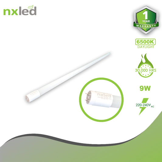 NxLedNxled T8 9W Nano Tube (ANX-T8N9DL)
Key Features:
Nxled T8 9W Nano Tube (ANX-T8N9DL)


9W, 6500K, Daylight, 900 lumens 
590 x 25mm, 30,000HRS, 300° beam angle
220-240VAC 50/60Hz
LED Tubes and PanelsNXLED
