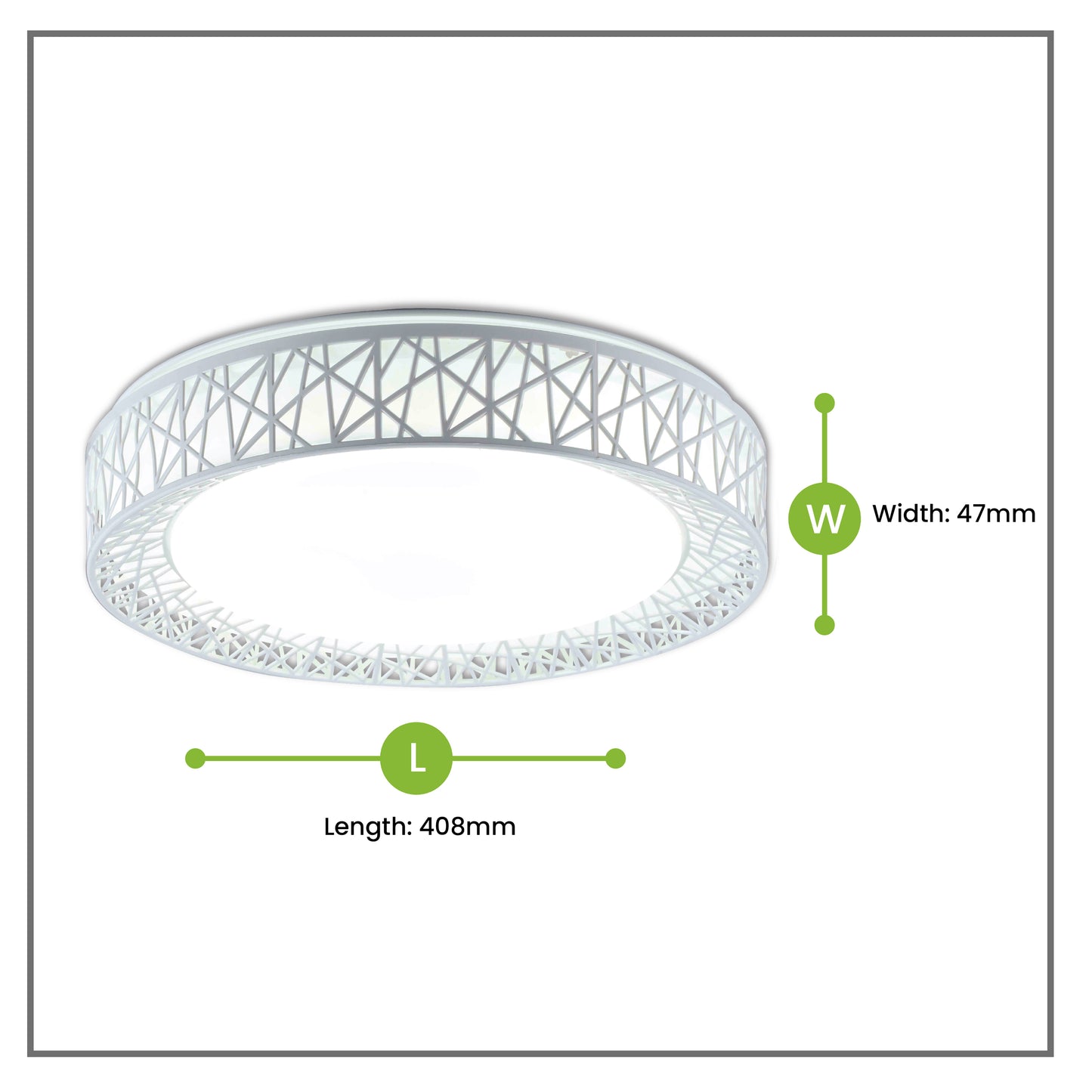 Nxled Nest Ceiling Tricolor Light (ANX-TCN42W)