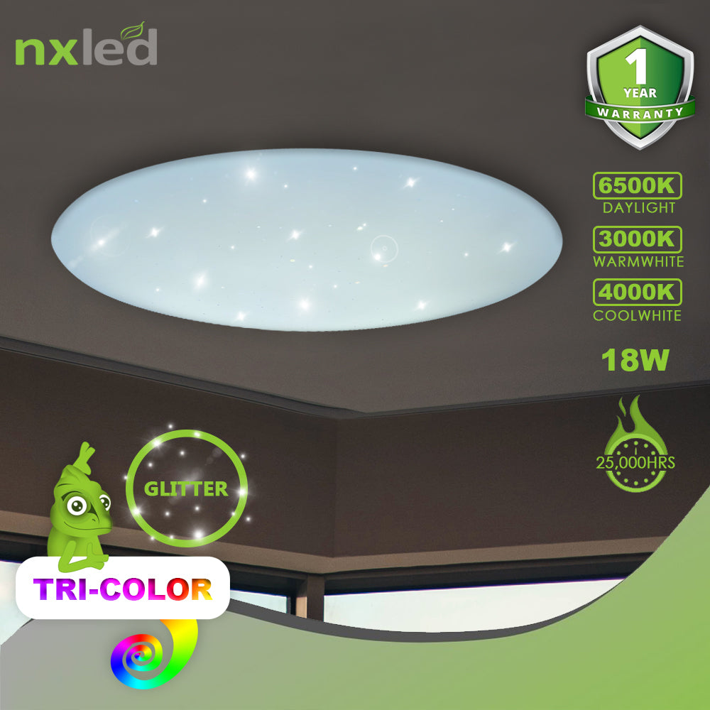 Nxled Tri-color Decorative Ceiling Lamp (ANX-TSM18W)