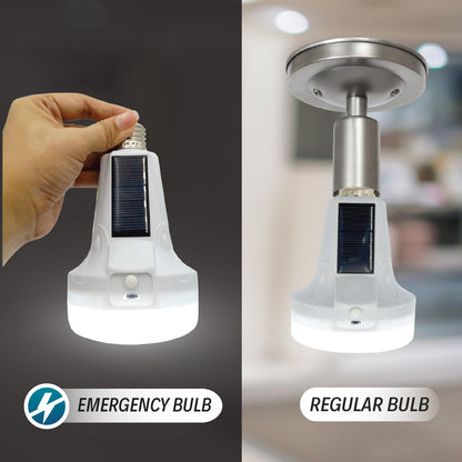 3 FOR 999: Nxled 8W Solar Emergency Torch Bulb With On/Off Button Daylight - (ANX-SEB01)