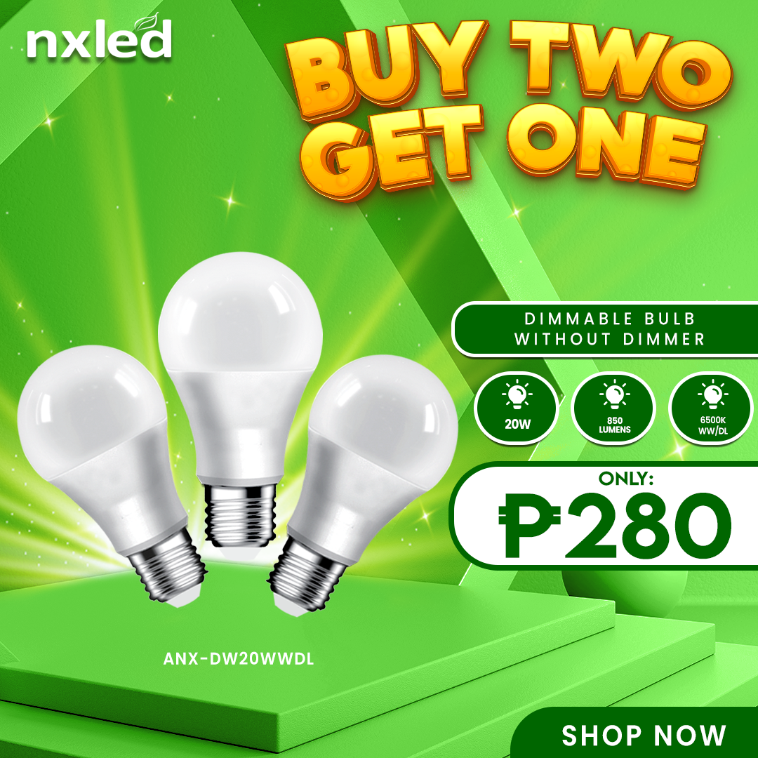 BUY 2 TAKE 1 Nxled Dimmable Bulb Without Dimmer (ANX-DWD10,15,20WW/DL)