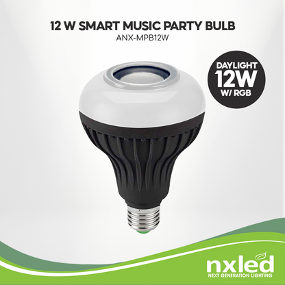 BUY 1 TAKE 1 Nxled Smart Music Party Bulb RGB (ANX-MPB12W x B1T1)