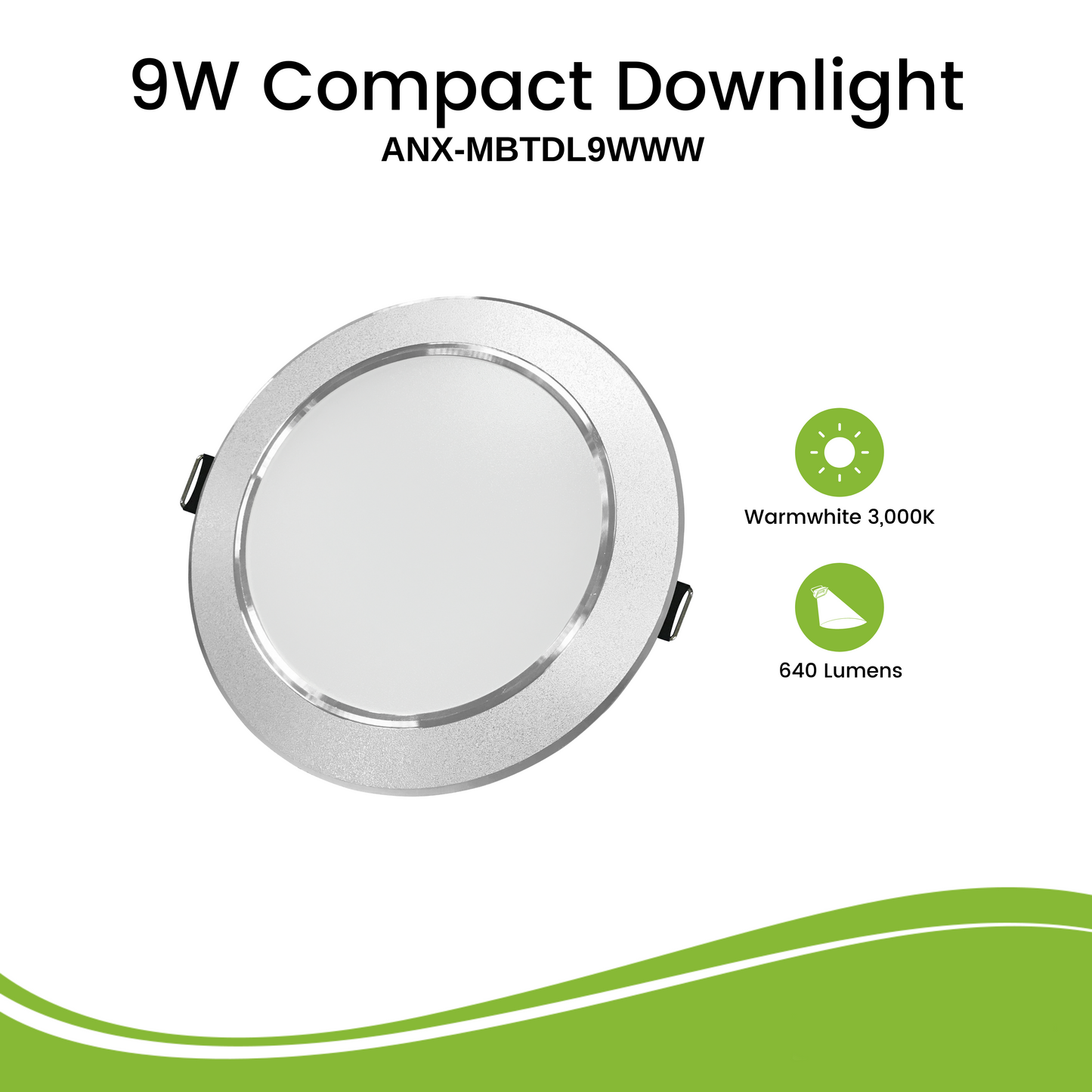 Nxled LED Compact Downlight (ANX-MBTDL9WWW)