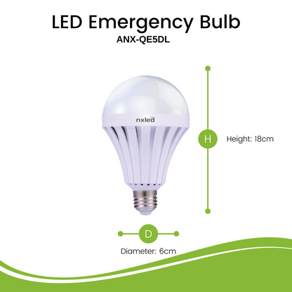 Nxled Emergency Bulb Quick-E 5W - Daylight (ANX-QE5DL)